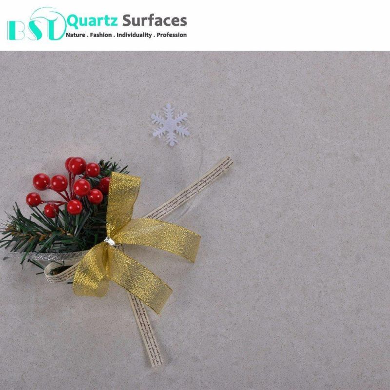 Cheap Spray Grey 2cm Artificial Quartz Stone for Sale