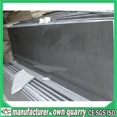 AAA Grade Absolute Black Natural Granite Stone Slab Tile for Outdoor Indoor Floor Wall Curbstone