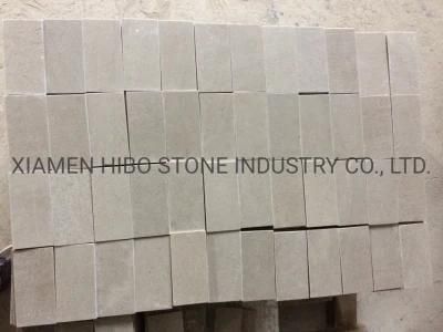 Beige Grey China Natural Stone Floor and Wall Decoration 3X6/6X12/12X12 or 75X150mm Honed Marble Tile