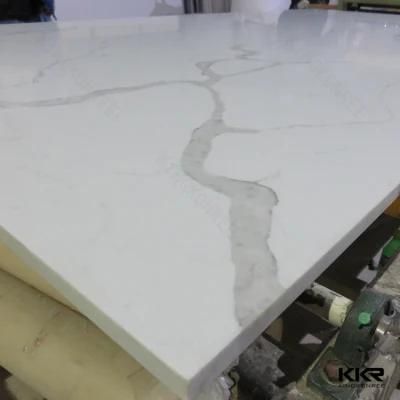 Wholesale Engineered Stone Calacatta White Quartz Stone