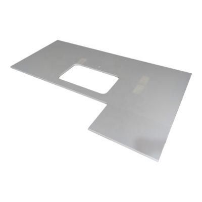 Custom Solid Surface Artificial Quartz Stone Kitchen Countertop for Apartment