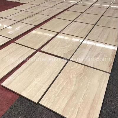 White/Yellow/Rusty/Coffee/Light Coffee/Beige/Grey Travertine Stone for Hotel Wall Tile or Stairs