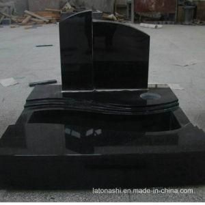 National Shanxi Black Granite Headstone for Monument Valley