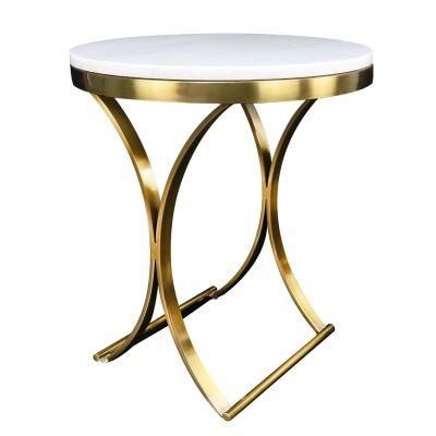 Factory Outlet Modern Stainless Steel Living Room Furniture Marble Stone Countertop Marble Table Dining Table Coffee Table