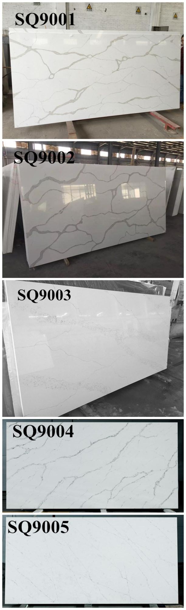 Calacatta White or Balck Quartz for Dining Table/Table Top /Kitchen Top Stone/Kitchen Countertop