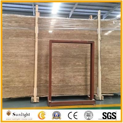 Natural Stone Noche Travertine Slab with Unfilled or Filled Hole