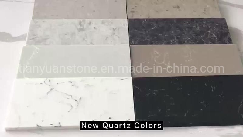 Artificial Calacatta White Quartz Countertops for Kitchen