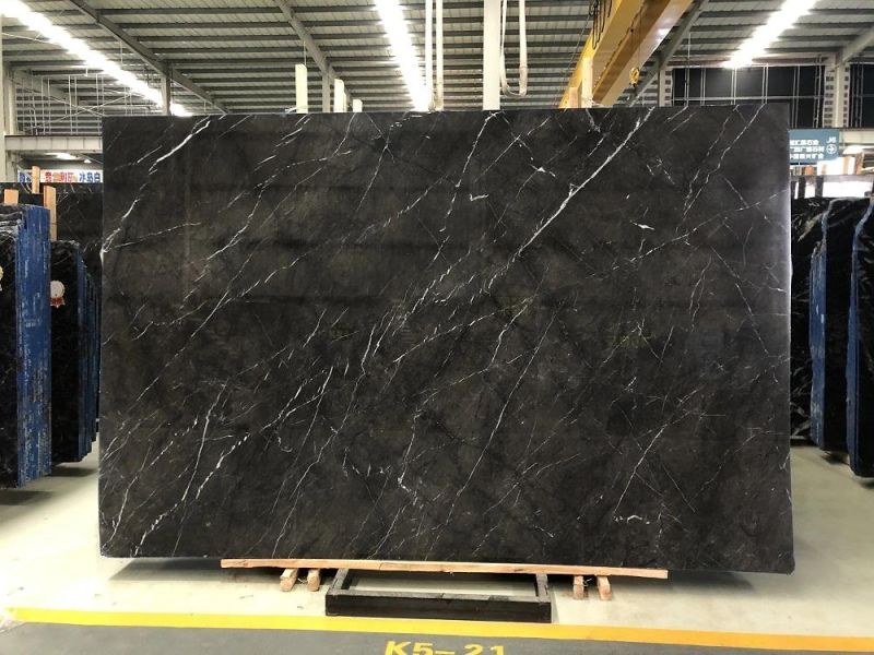 Natural Grey Marble for Hotel Floor Background Wall Decoration