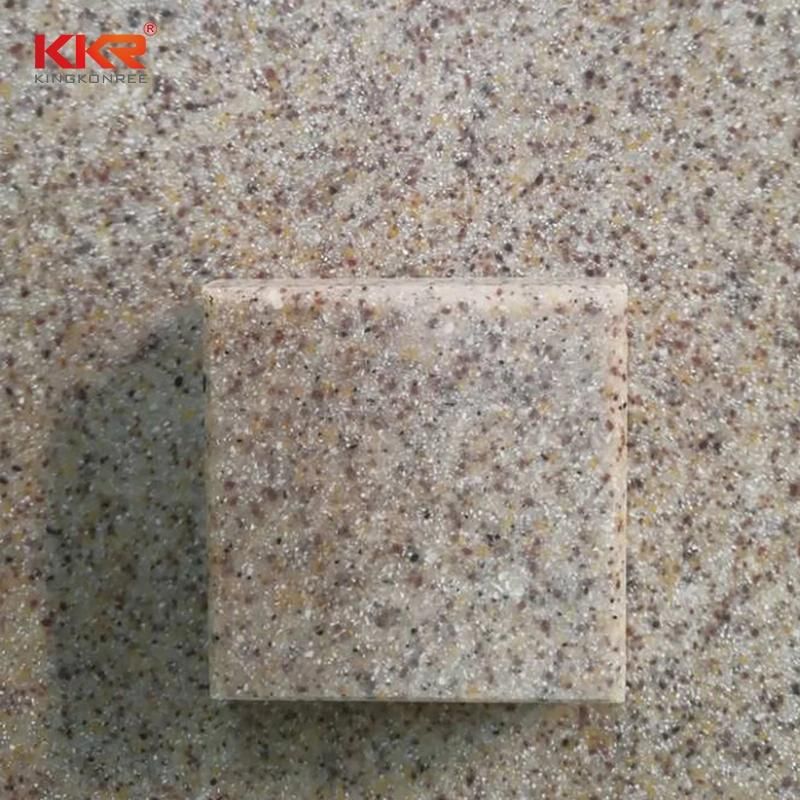Pure Acrylic Small Chip Color Artificial Stone Sheet Modified Acrylic Solid Surface