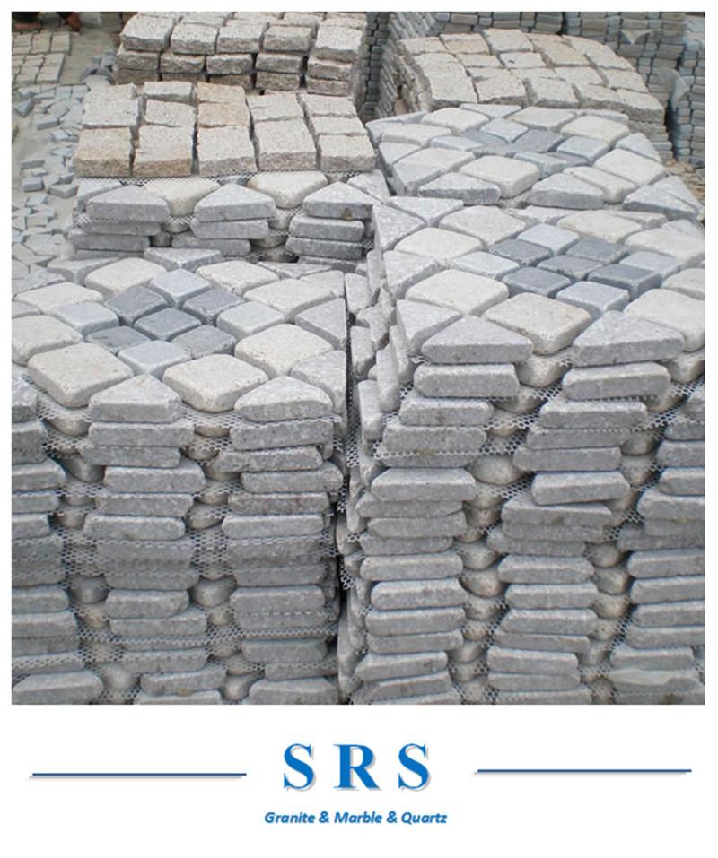 Natural Granite Cobblestone Paving Stone for Outdoor