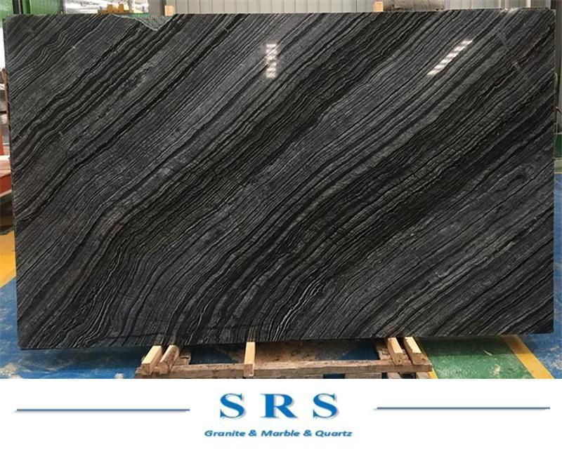 Black Wooden Marble for Wall/Floor/Countertops