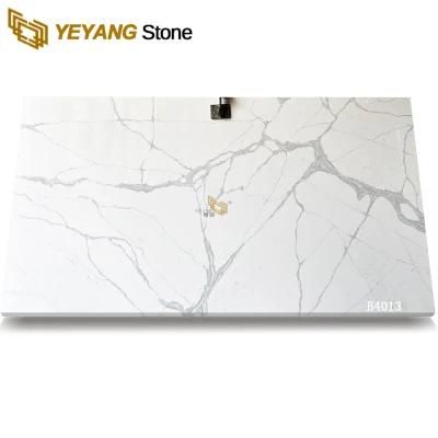 Quality Calacatta White Quartz Stone Slabs for Home Decoration Tiles for Sale
