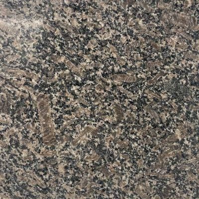 Natural Paving Stone Small Brown Granite Slab for Sale