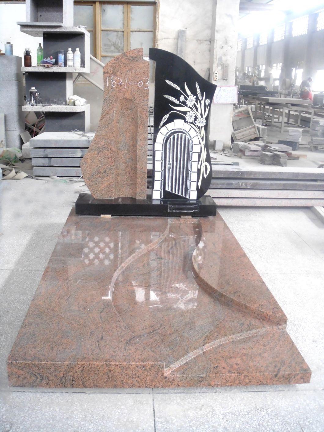 Modern Tombstone Designs Natural Marble Granite Headstone
