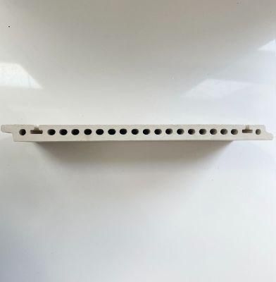 Grey Curtain Wall Rainscreen Facade Terracotta Panel for Construction Material
