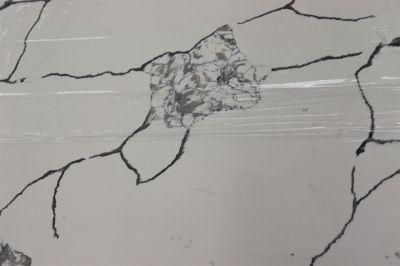 Hot Selling White Artificial Calacatta Quartz Stone Slab in America