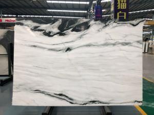Panda White Marble Big Slabs for Background Wall Decoration and Stairs, Floor Tiles