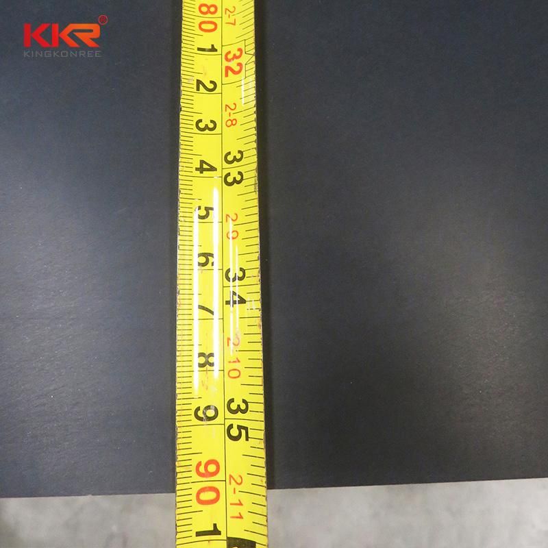 Black Artificial Stone Surface Sheets for Kitchen Countertop