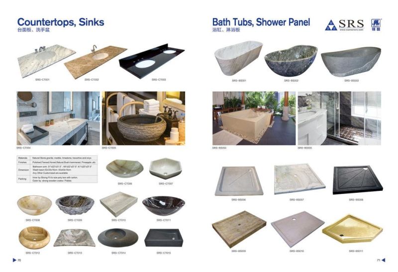 Chinese Granite Vanity Top Kitchen Countertop (G682, G617, G664, G603, G654) for House/Villa/Hotels