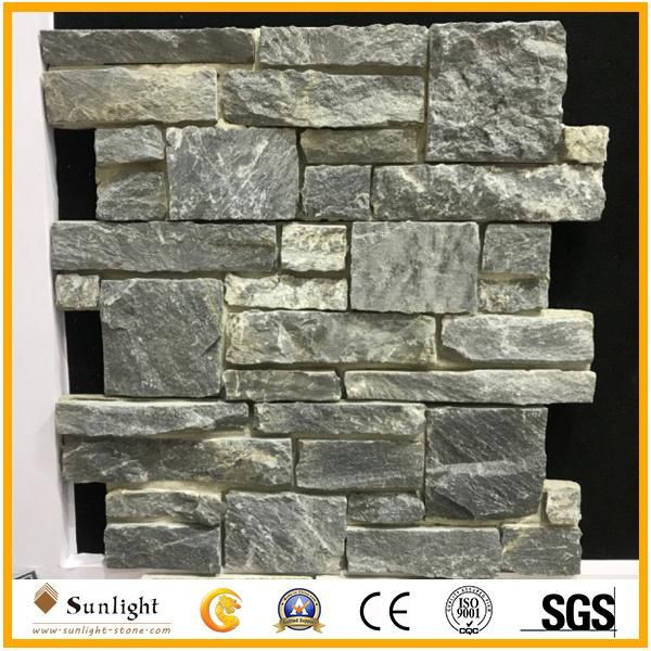 Wholesale Natural Stone Black/Yellow Culture Stone for Wall Clading