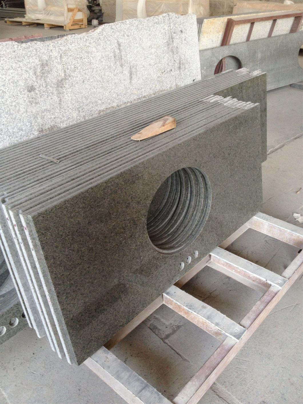 Natural Stone Black Granite Countertops for Home/Kitchen Decoration