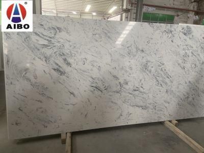Artificial Calacatta Series Quartz Slab for Kitchen Countertop with Cheap Price