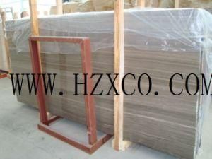 Wood Coffee Marble Slabs/Tiles, Wooden Marble
