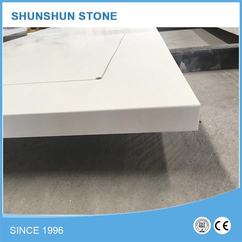 Artificial Calacatta White Quartz Countertops for Kitchen