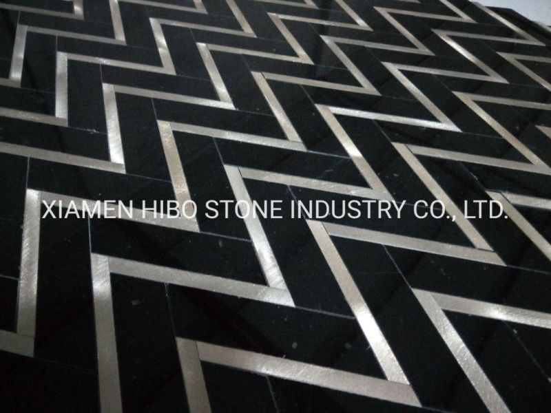 Calacatta Gold/Calacatta Oro Marble Herringbone Tile Good for Kitchen Backsplashes