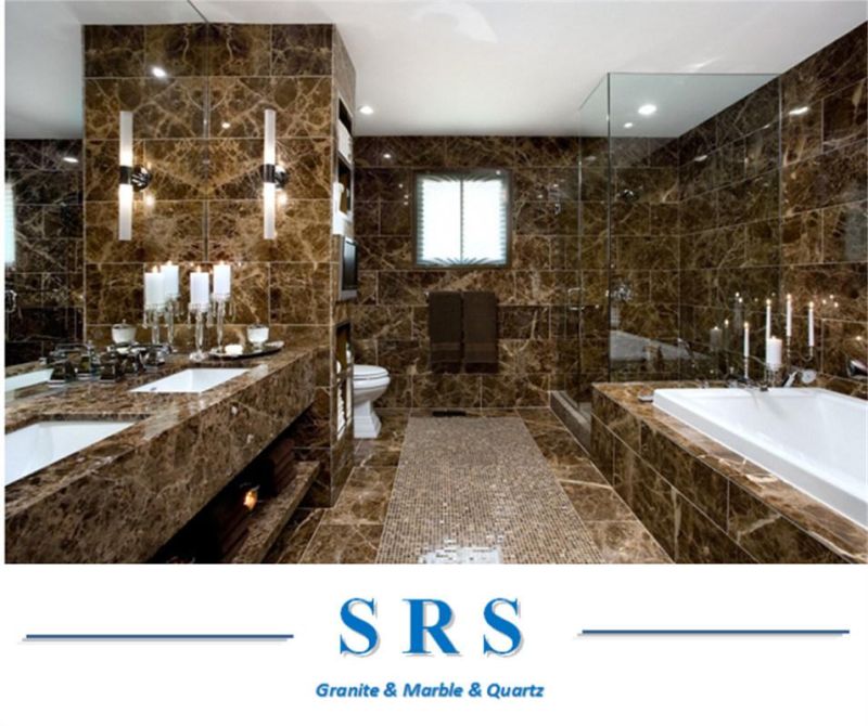 Natural Dark Emperador Brown Marble for Slabs/Tiles/Cladding/Step/Countertops/Basins/Foor/Tiles