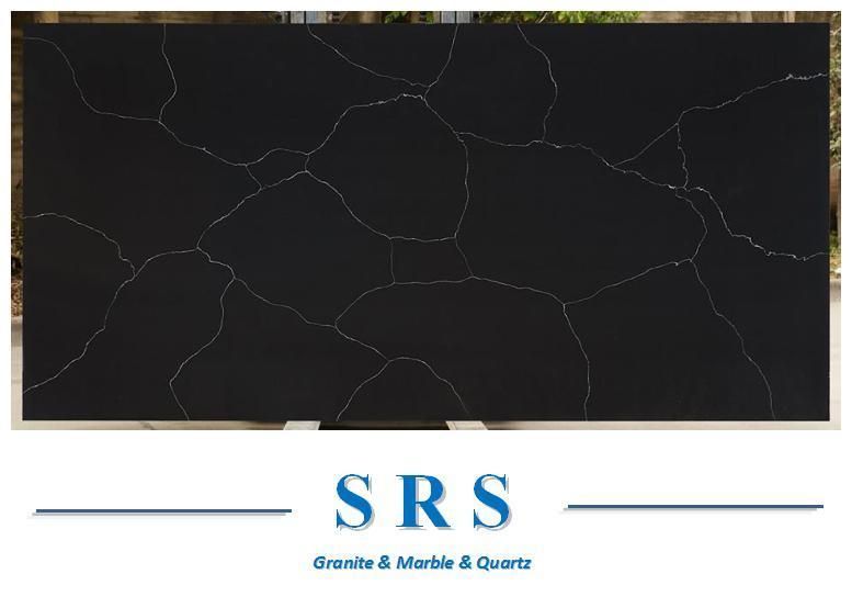Nero Marquina Artificial Marble for Floor/ Wall Tiles