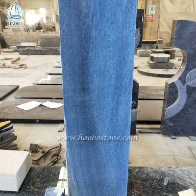 Factory Wholesale Monument Azul Macobus Headstone