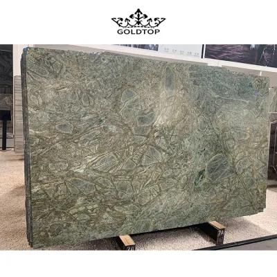 Strong Practicality Natural Stone Polished/ Honed Surface Bathroom/Kitchen /Living Room Countertop Persian Green Marble for Home