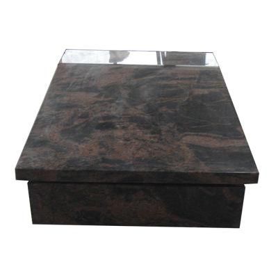 Indian Aurora Red Granite Memorial Blank Mini Urn Monument Tombstone