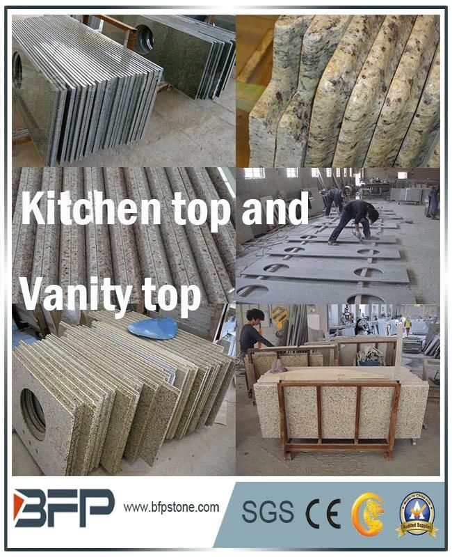 Wholesale Free Samle Natural Yellow Granite Kitchen Countertops