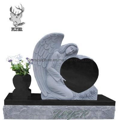 Marble Granite Monument Headstones Tombstone Gravestone with Angel