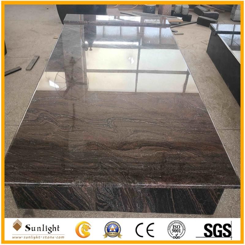 European Style India Paradiso Granite Tombstone Monument Cover Slab