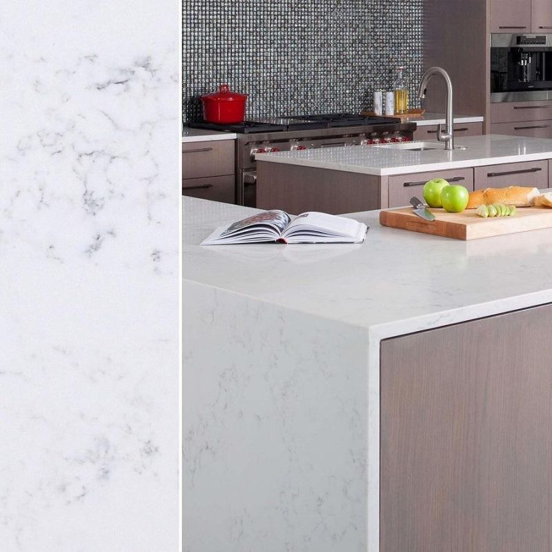 Bianco Marina Quartz for Wall/Countertop/Vanitytop