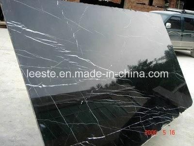 High Quality Nero Fantasy Black Marquina Granite Wall Decoration Slab