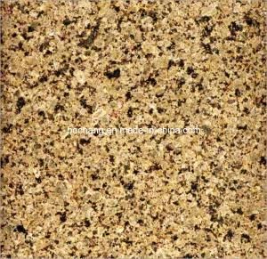 Polised Saudi Arabia Golden Leaf Granite Slab