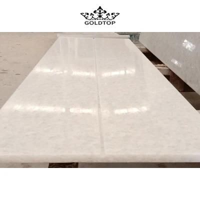 Natural Stone Home Decoration Polished Absolute White Marble Floor Tiles/Tabletop /Wall Tiles/Countertop/Slab Tiles