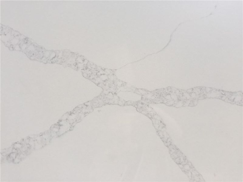 Artificial Stone Calacatta/Carrara White Quartz Wholesale Solid Surface Counter Top Table