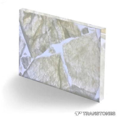 Translucent Onyx Man-Made Stone Panel Alabaster Decorative Wall Panel