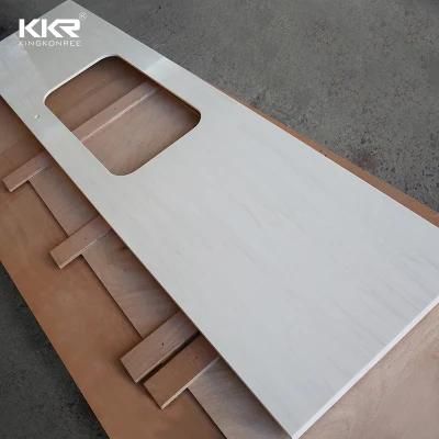 Home Decoration Artificial Marble Solid Surface Corian Precut Kitchen Countertop