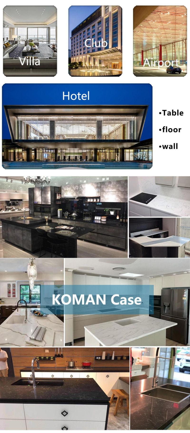 2022 Big Veins Quartz Stone Customized OEM/ODM Kitchen Countertop Material Wholesale