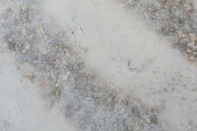 Artificial Calacatta Quartz with Green Veins Slab for Kitchen Countertop