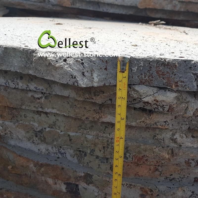 Garden Stepping Pavements, Sawn Cut Lava Stone Stepper